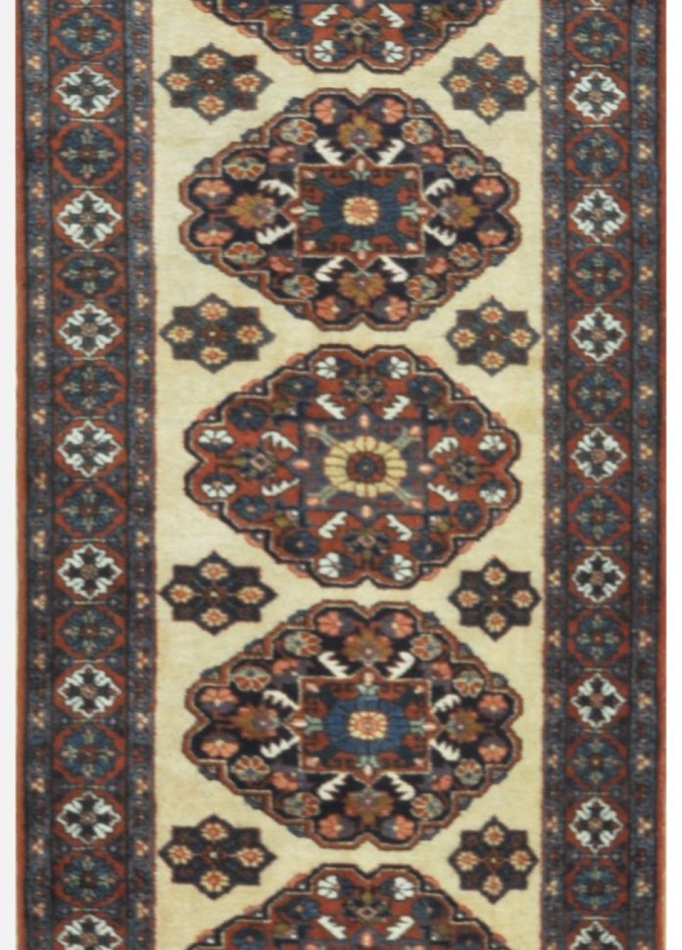 Vintage Long Persian Runner Rug
