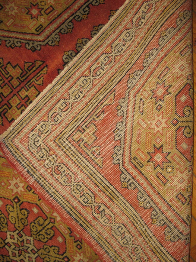 Hand-Knotted Vintage Turkish Rug - Image 5