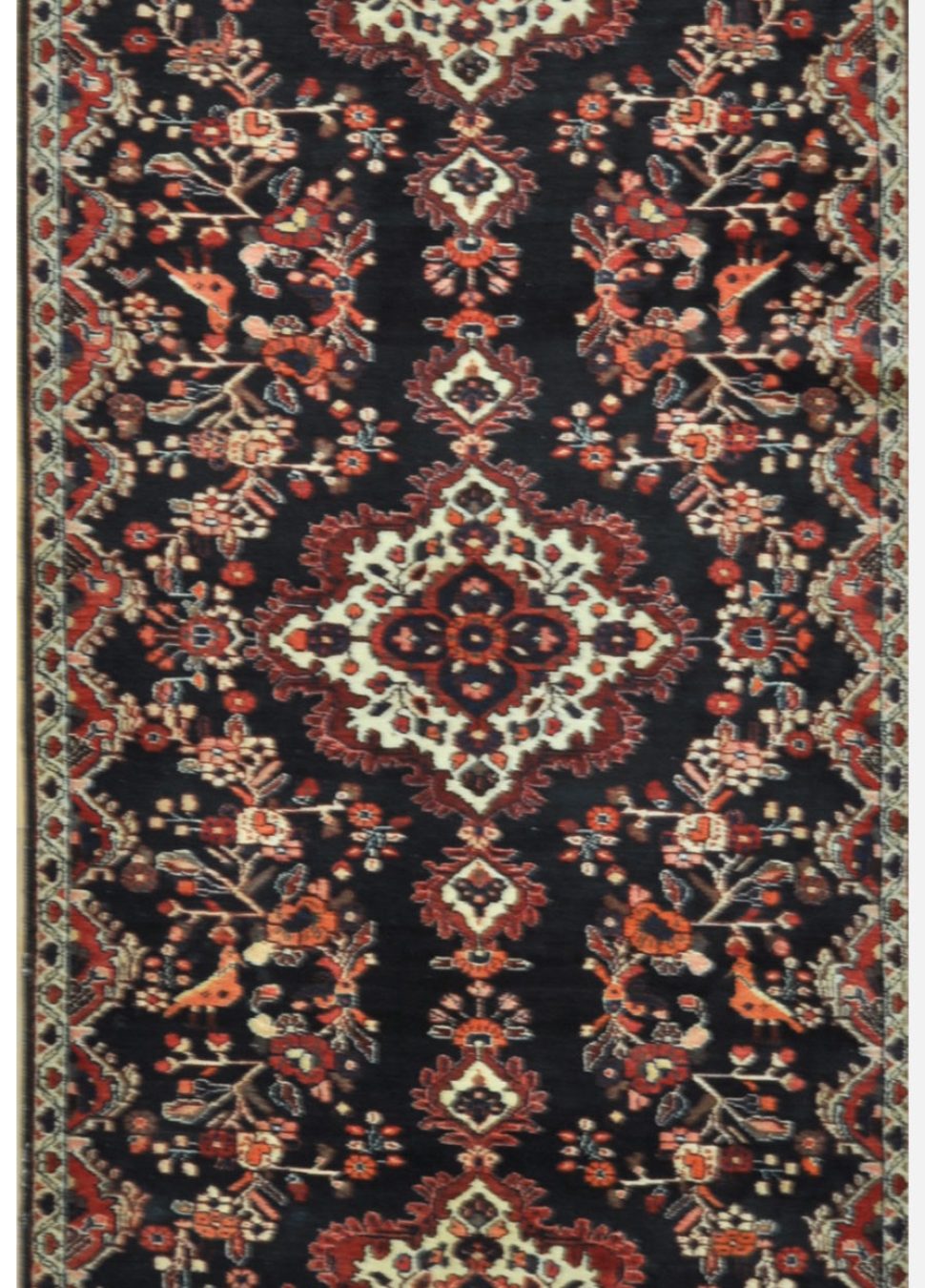 Vintage Handmade Persian Runner Rug