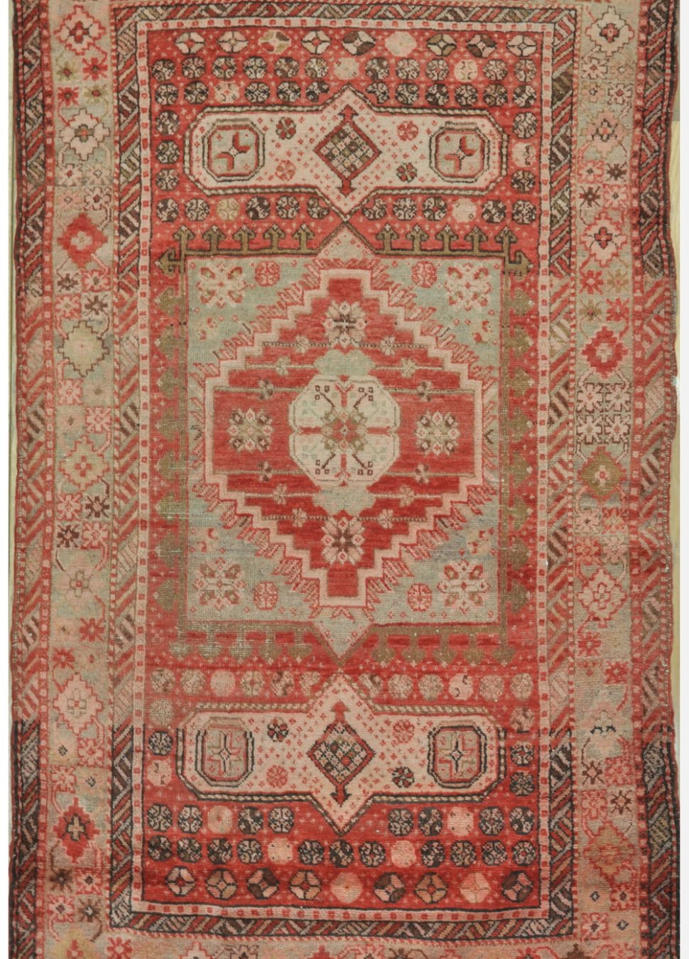 Semi Antique Turkish Oushak Rug