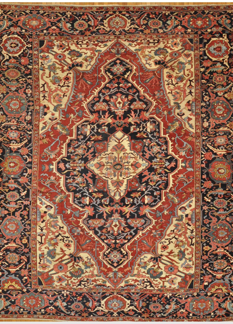 Antique Persian Serapi Rug
