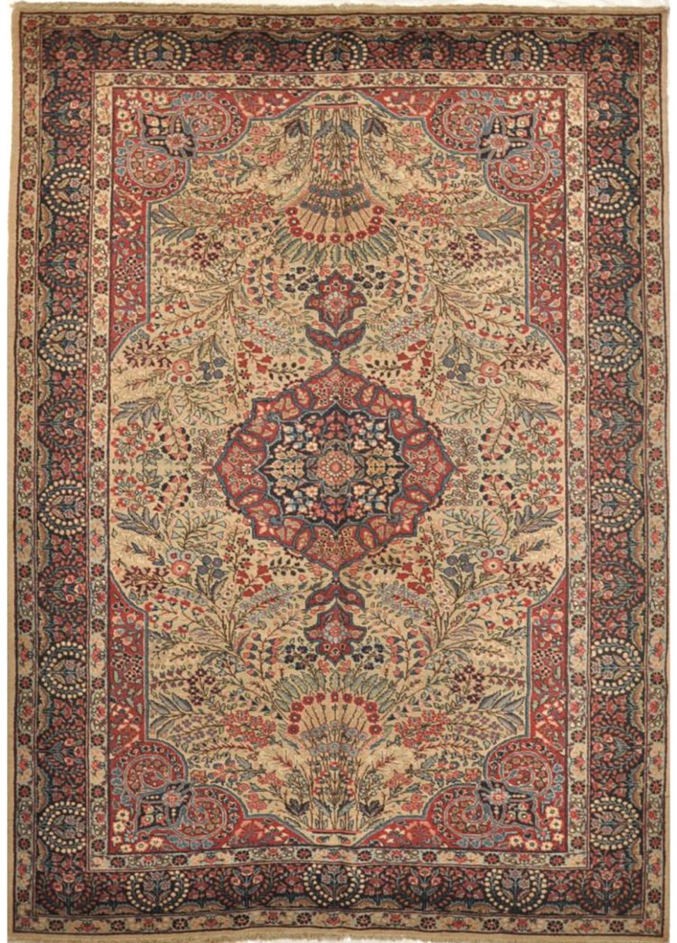 Antique Persian Kerman Rug