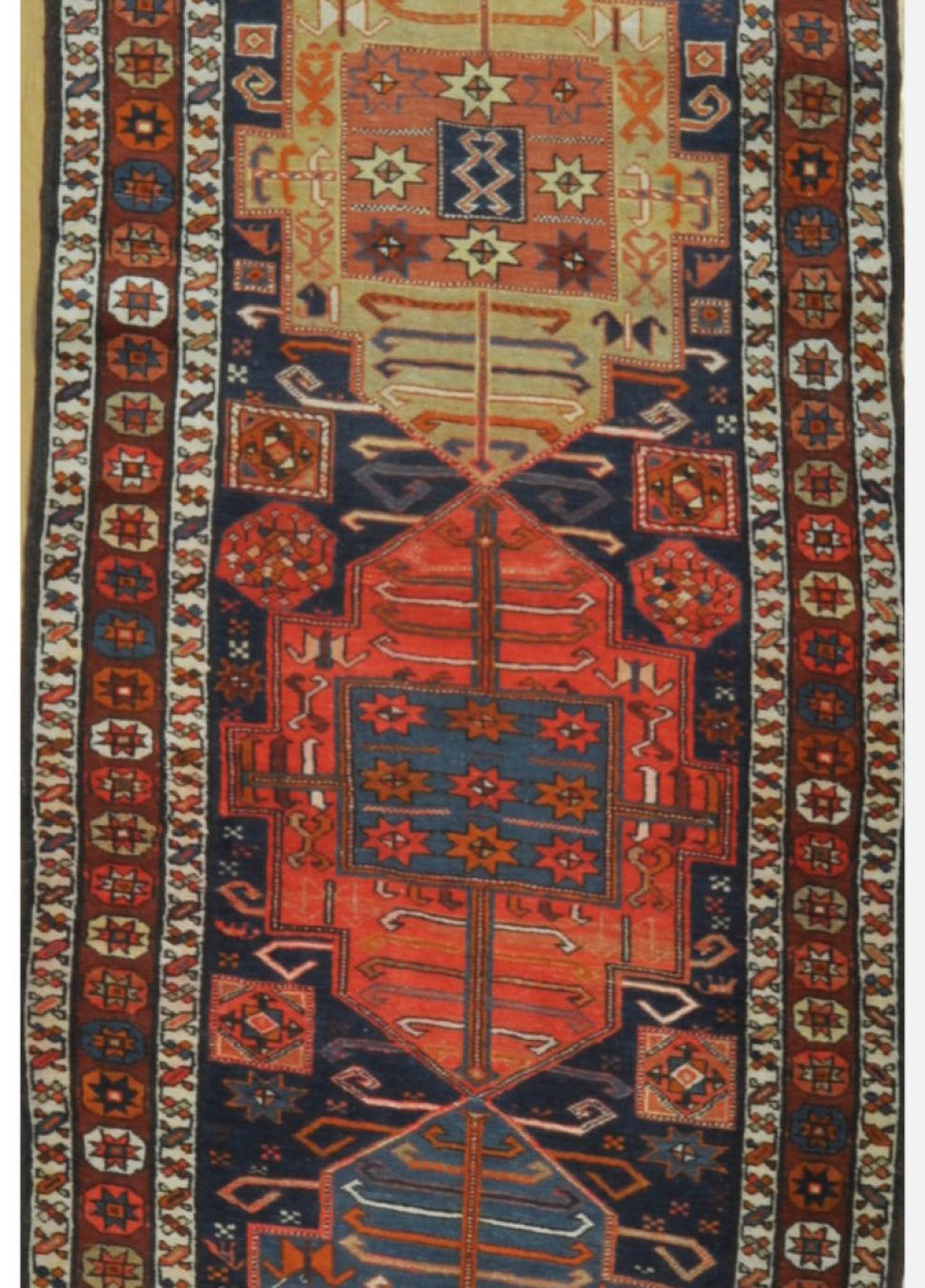 Antique Handmade Persian Runner Rug
