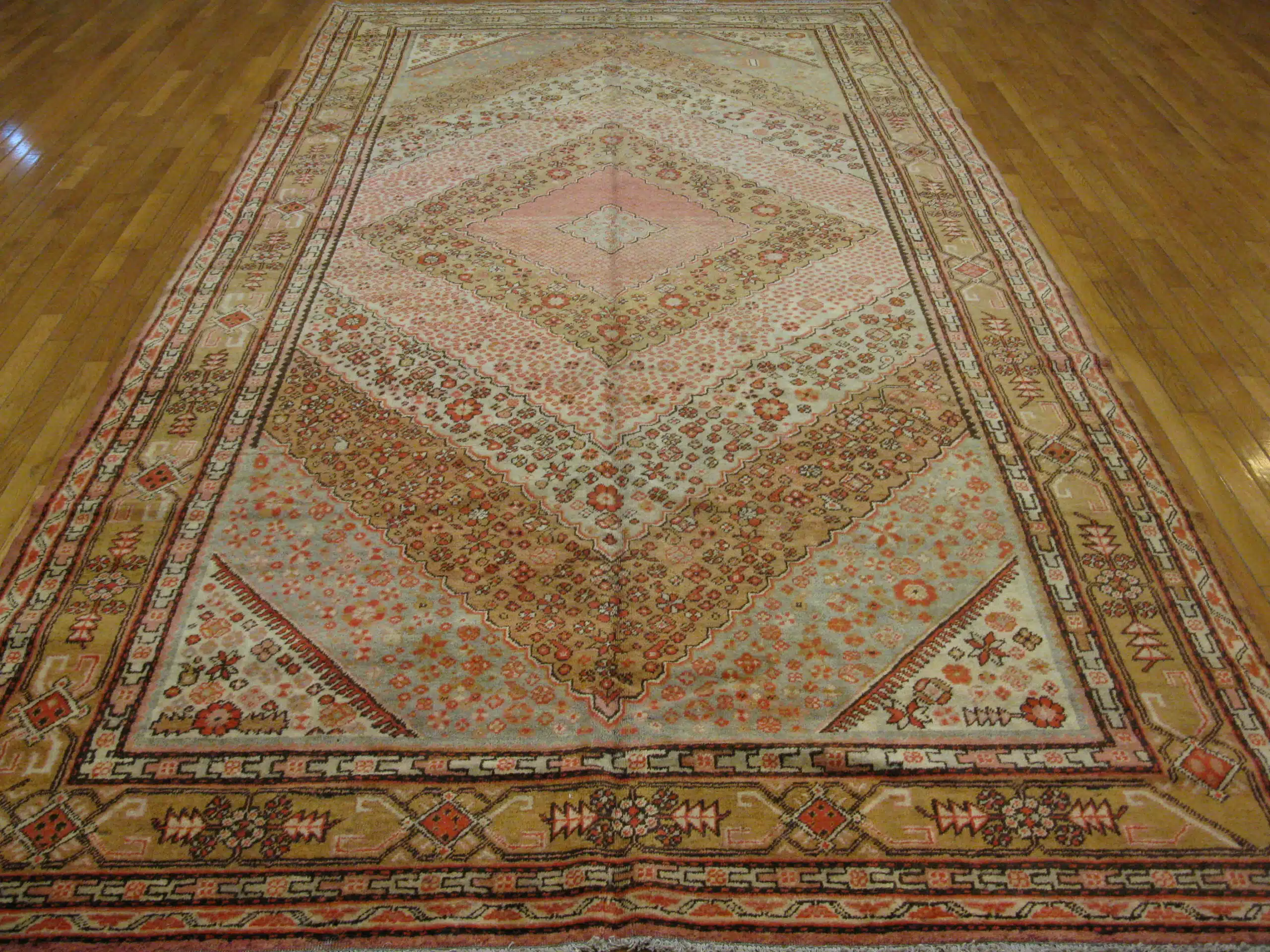 7' x 13' Antique Khotan Rug Hand Knotted Wool - Image 2