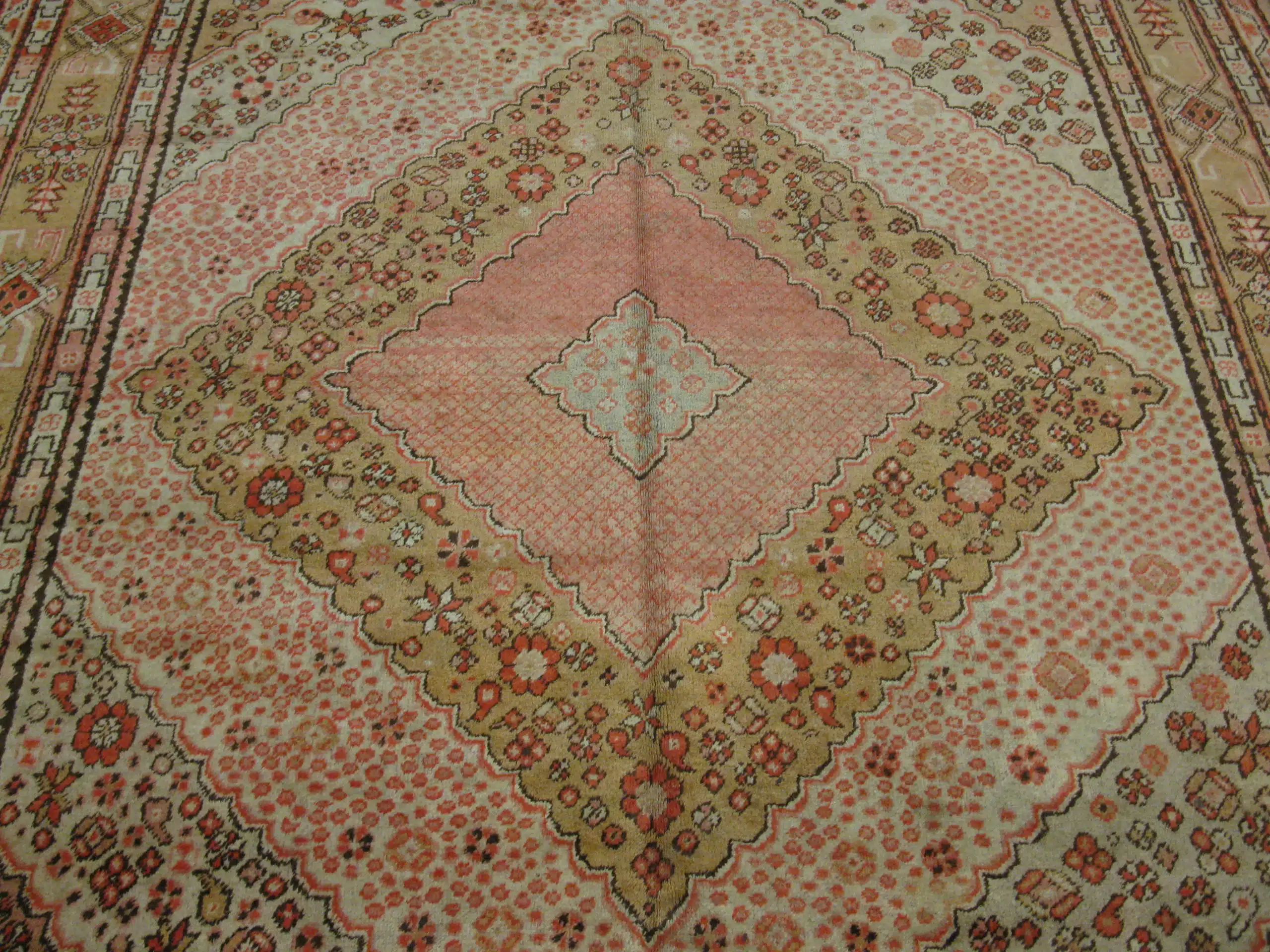 7' x 13' Antique Khotan Rug Hand Knotted Wool - Image 3
