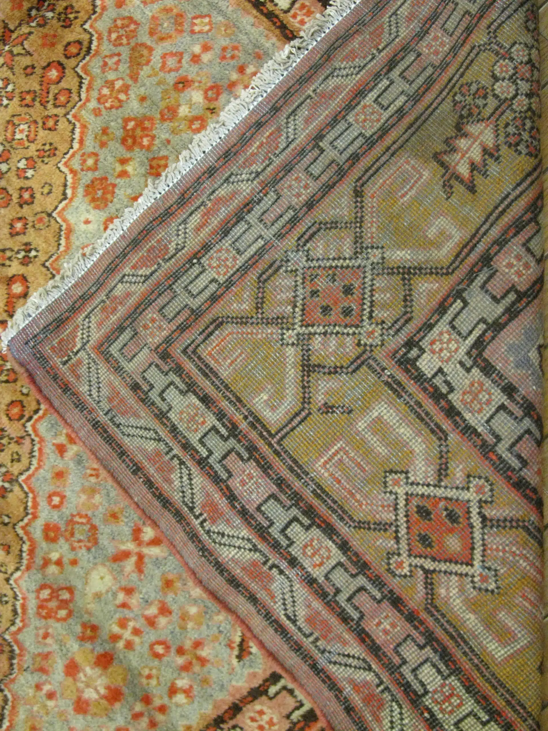 7' x 13' Antique Khotan Rug Hand Knotted Wool - Image 5