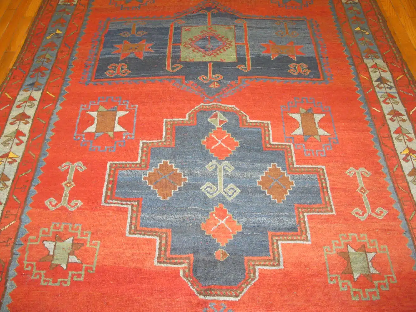 6' x 12' Turkish Red Tribal Medallion Rug – Traditional Wool - Image 3