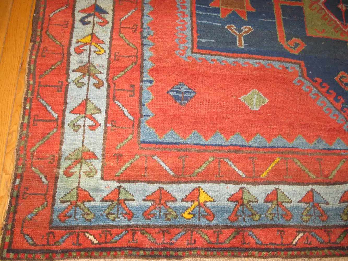 6' x 12' Turkish Red Tribal Medallion Rug – Traditional Wool - Image 4