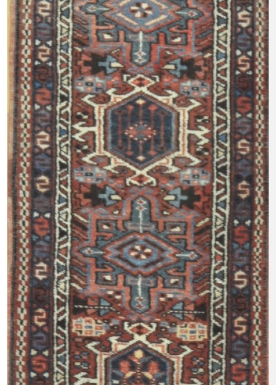 2′ x 11′ Red Vintage Persian Karajeh Runner – Hand Knotted