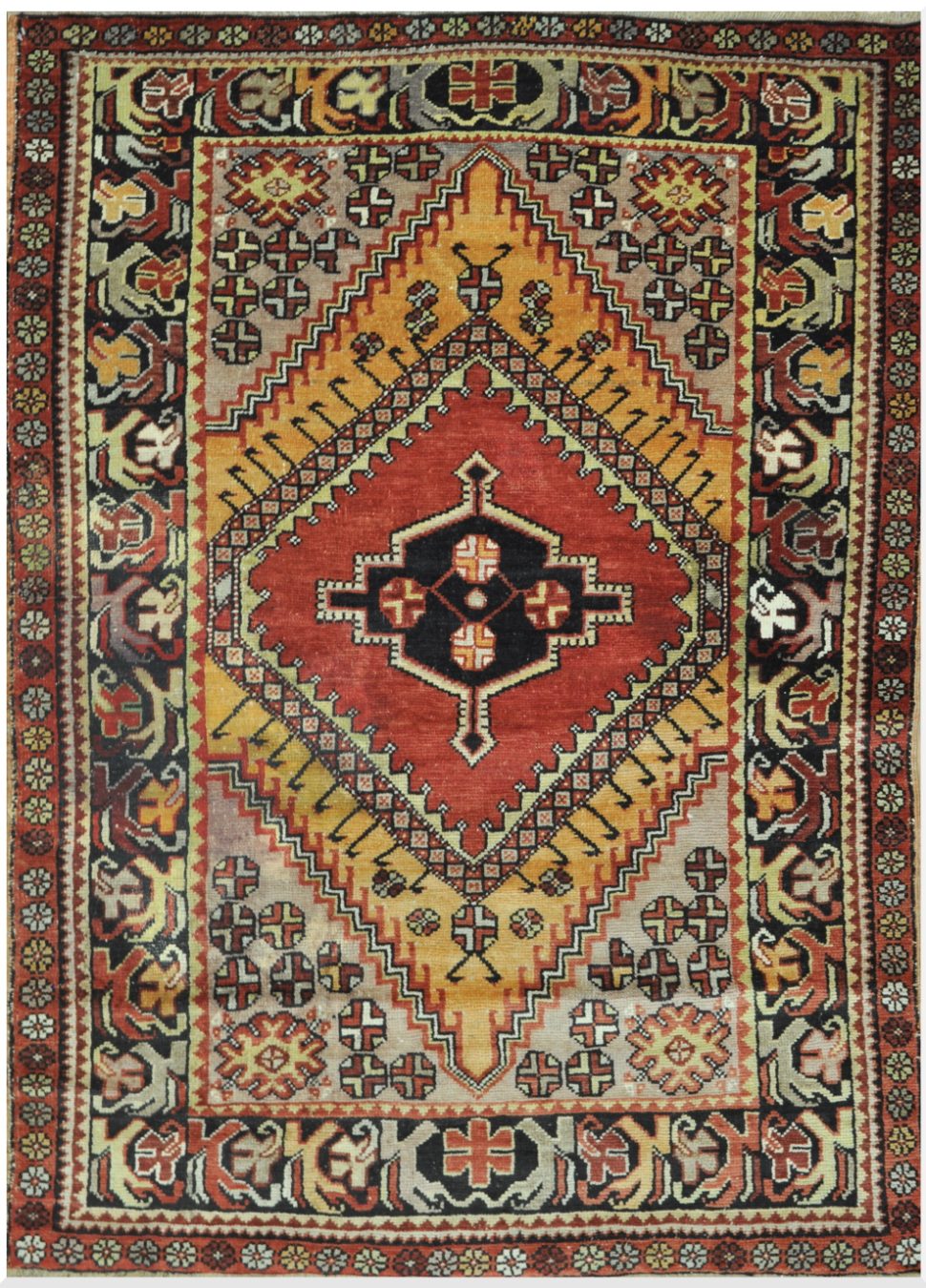 Vintage Handmade Turkish Rug