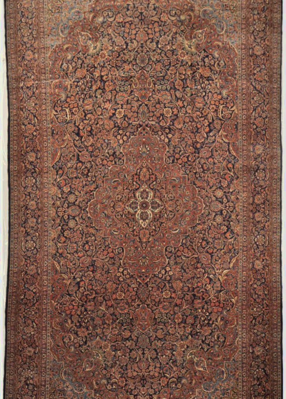 Large Antique Persian Kashan