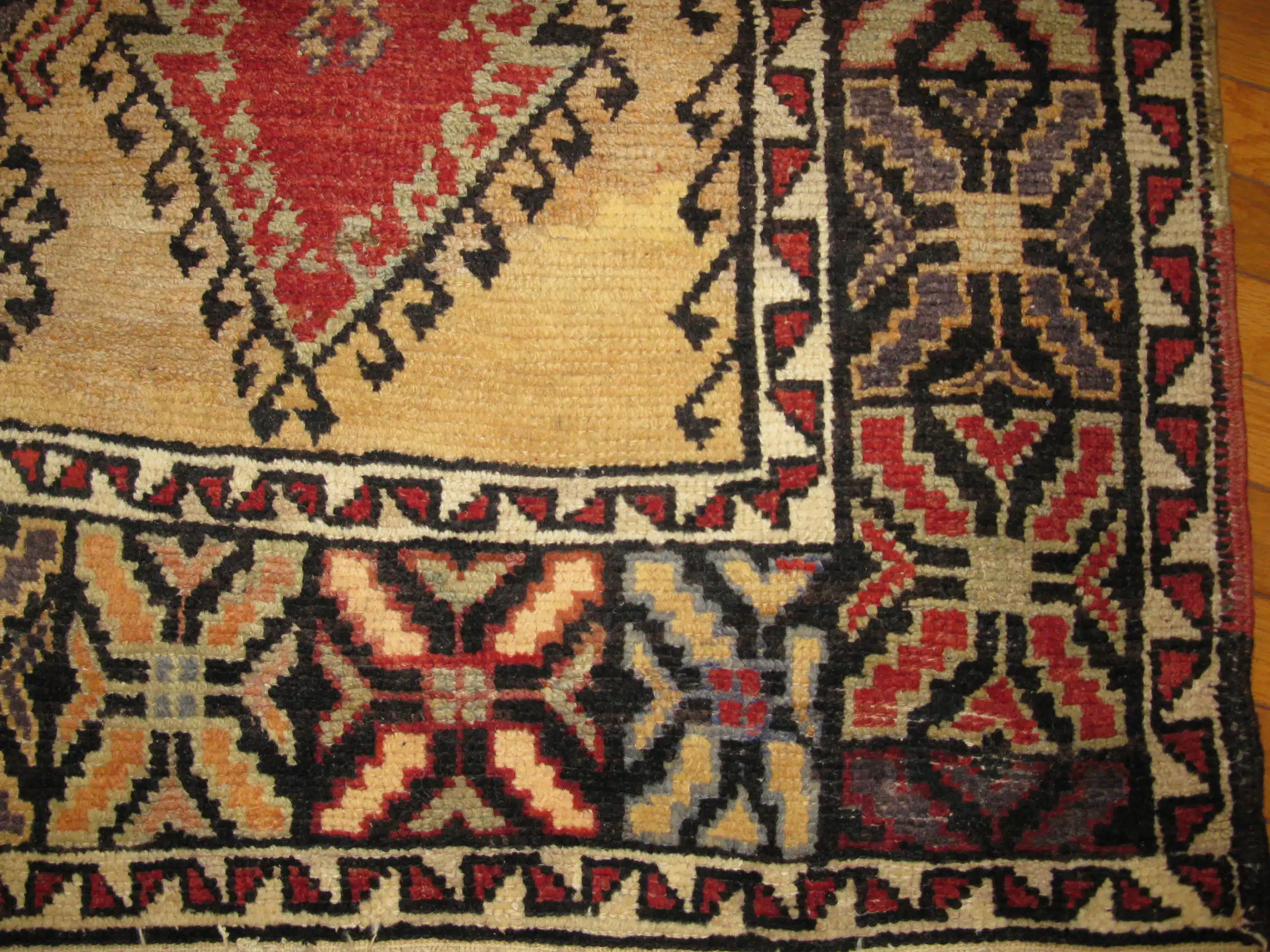 5' x 14' Turkish Red Tribal Runner Rug – Hand-Knotted Wool - Image 4