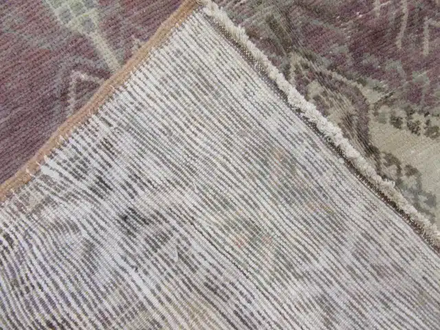 5' x 14' Turkish Gray Vintage Tribal Runner Rug – Hand-Knotted Wool - Image 5