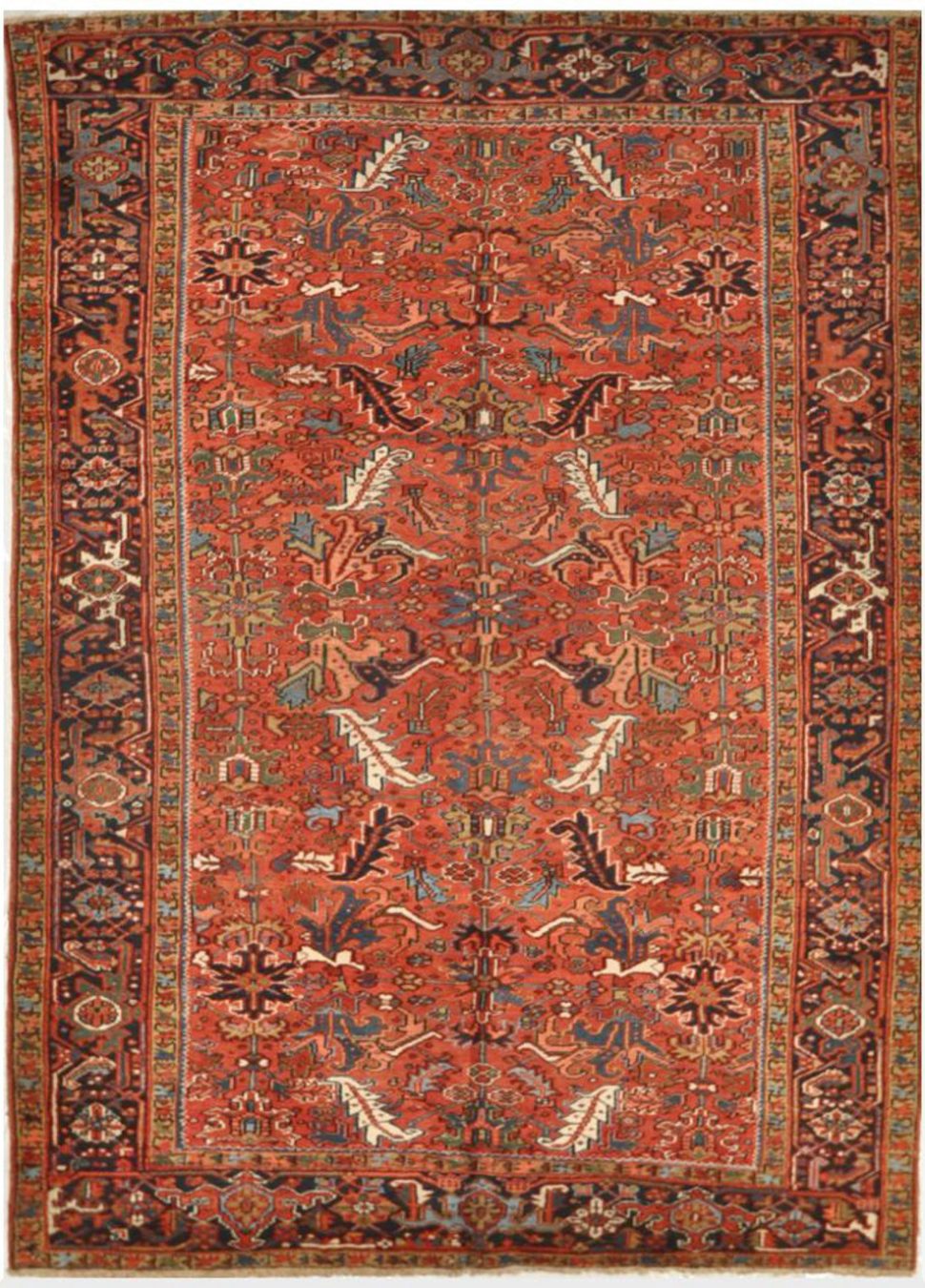 Antique Persian Heriz Rug