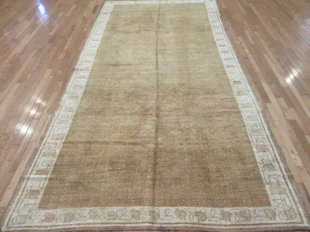 6' x 11' Turkish Camel Anatolian Rug – Vintage Hand-Knotted Wool - Image 5