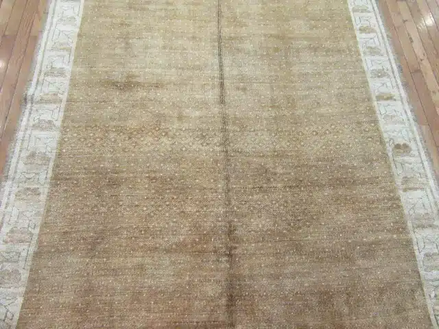6' x 11' Turkish Camel Anatolian Rug – Vintage Hand-Knotted Wool - Image 2