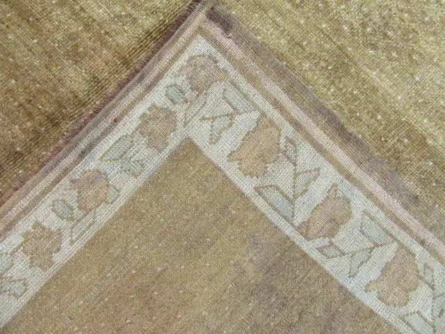 6' x 11' Turkish Camel Anatolian Rug – Vintage Hand-Knotted Wool - Image 4