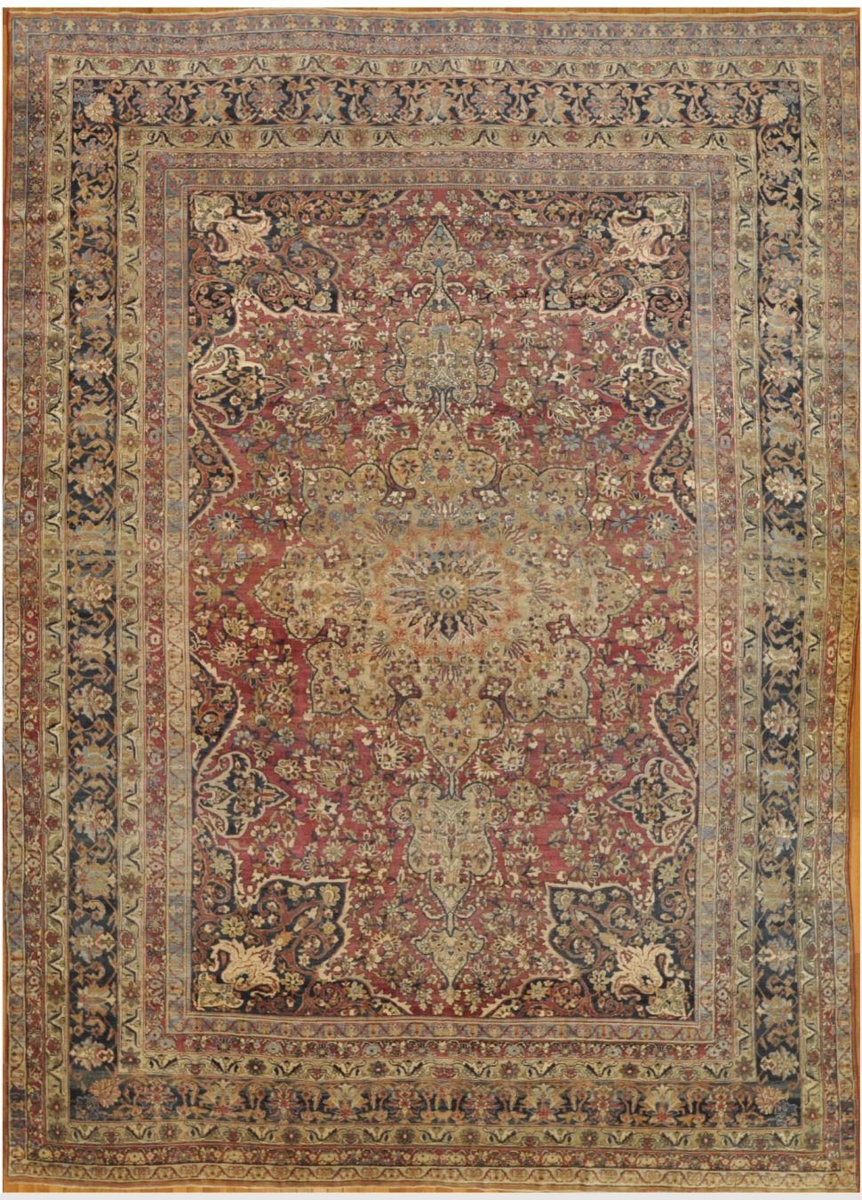 Late 19th Century Persian Lavar Kerman