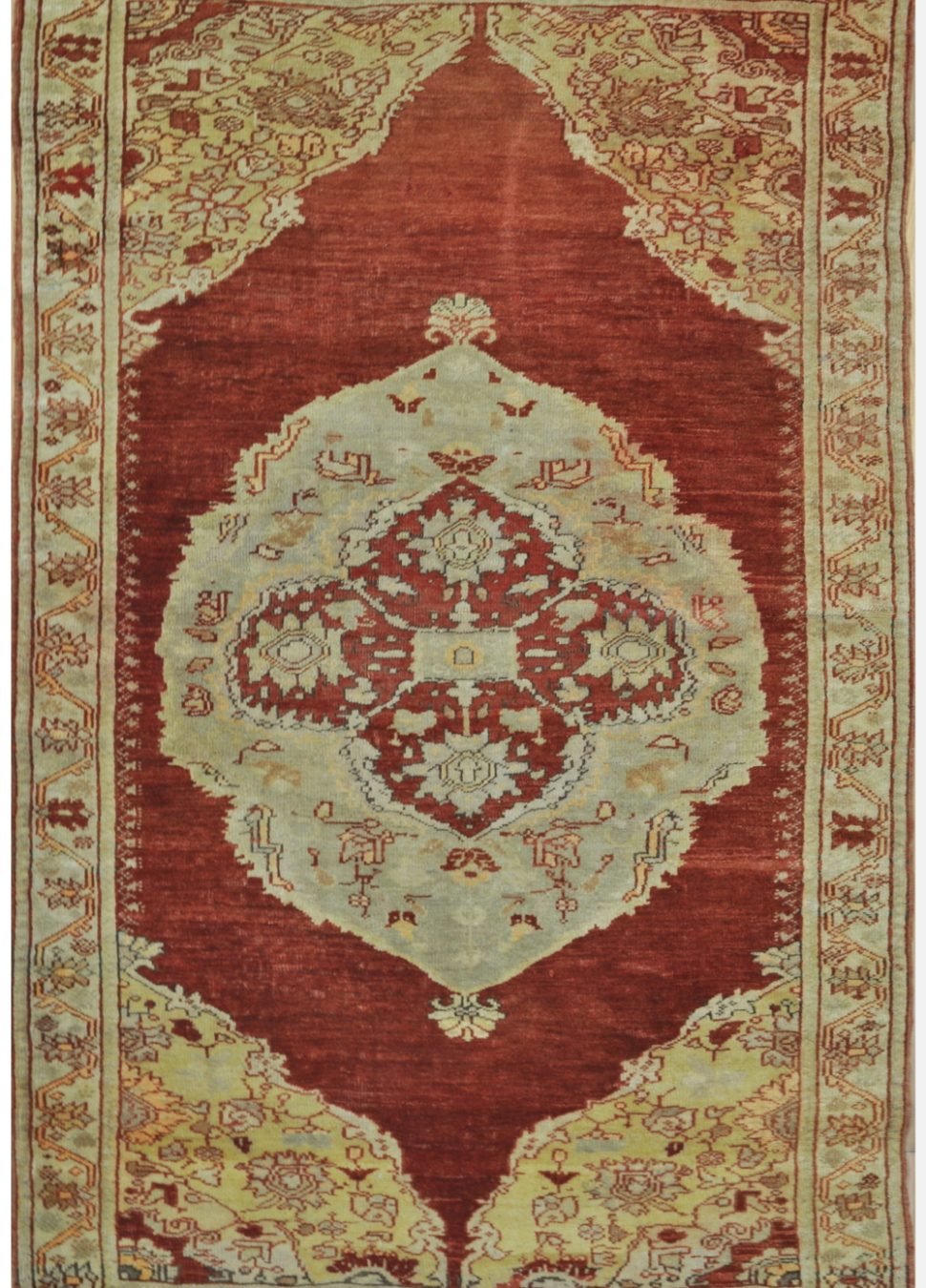 Semi Antique Handmade Turkish Rug