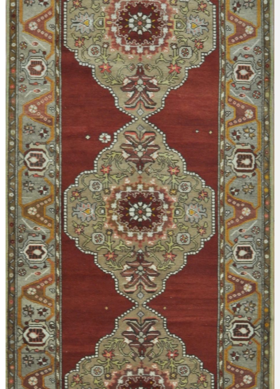 Vintage Handmade Turkish Runner Rug