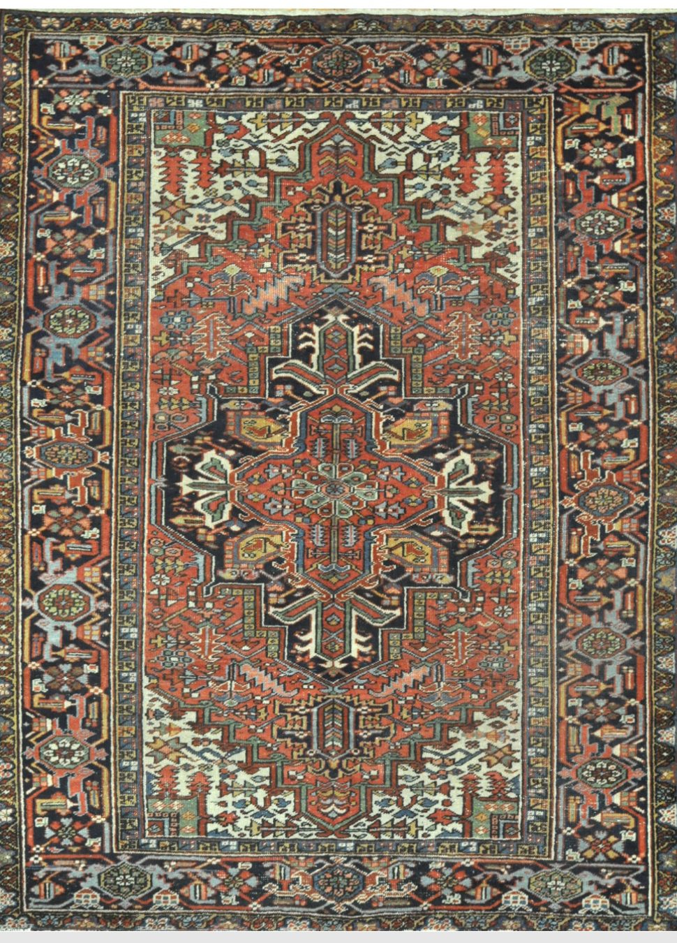 Antique Persian Heriz Rug
