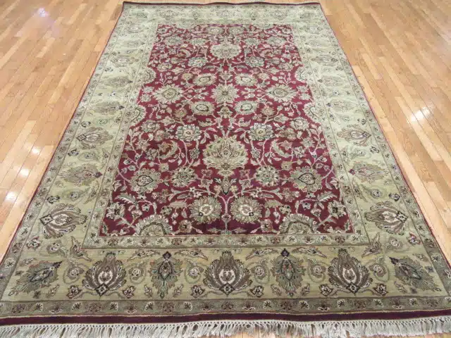 6' x 9' Handmade Oriental Rug – Hand-Knotted Wool - Image 2