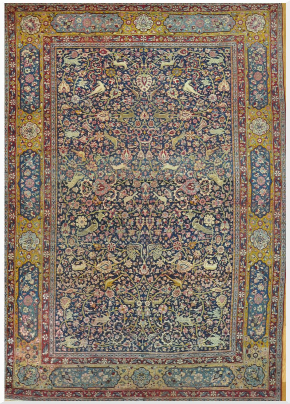 Antique Persian Tehran Rug