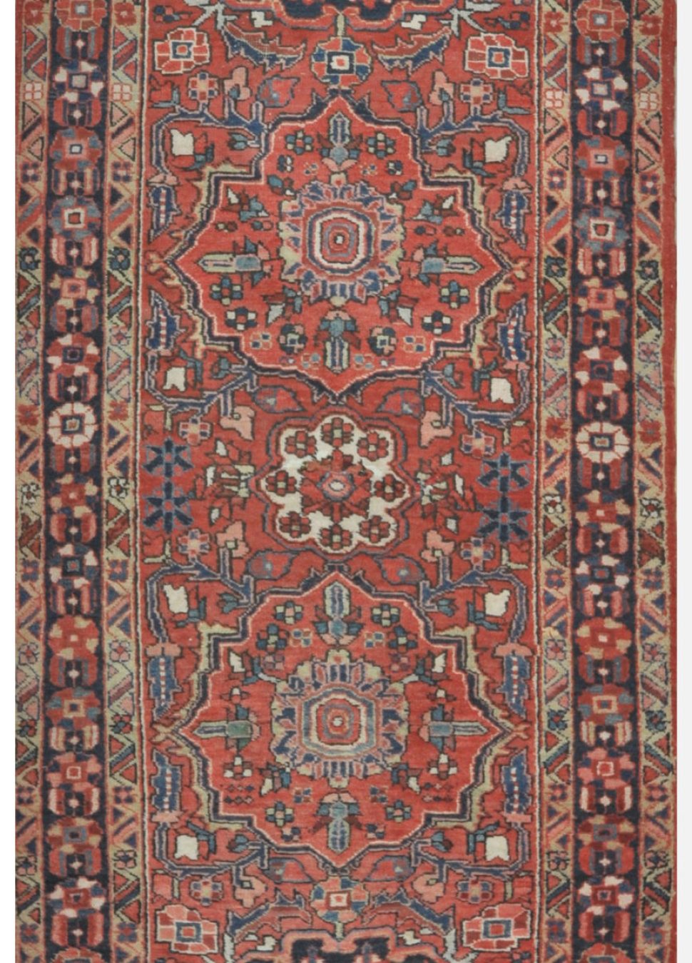 Vintage Handmade Persian Runner Rug