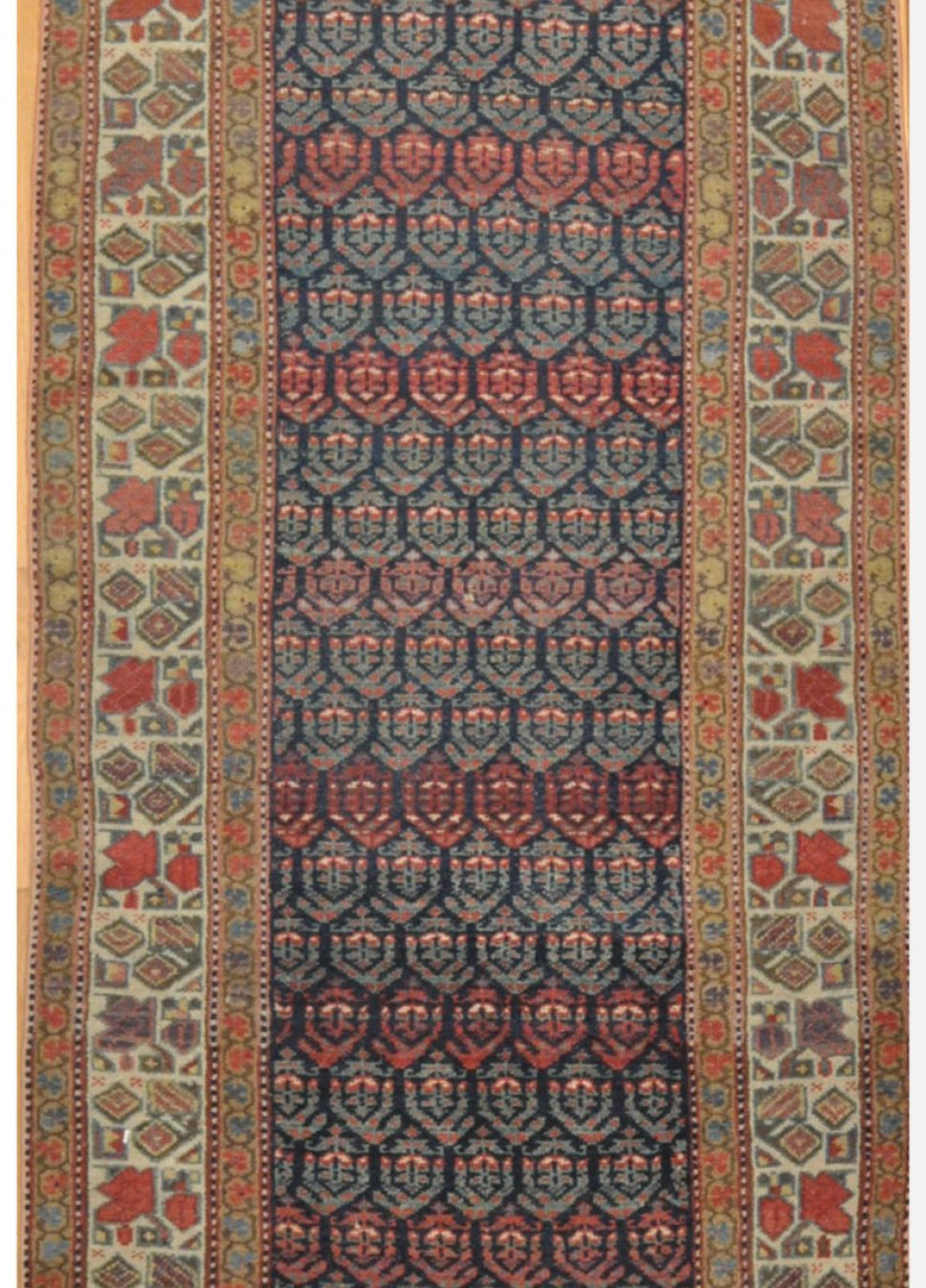Antique Persian Kurdish Bidjar Runner Rug