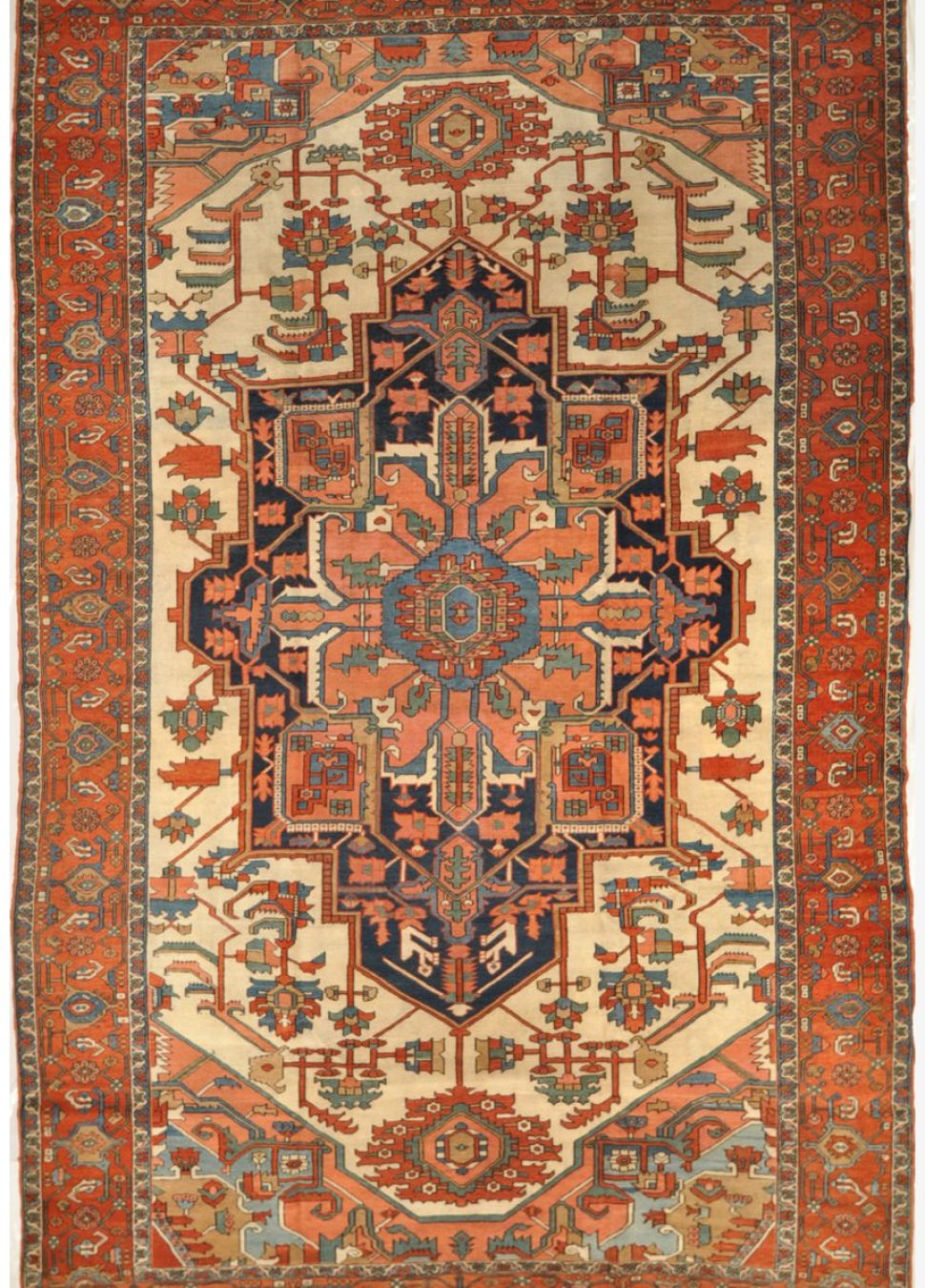 Antique Persian Serapi Rug