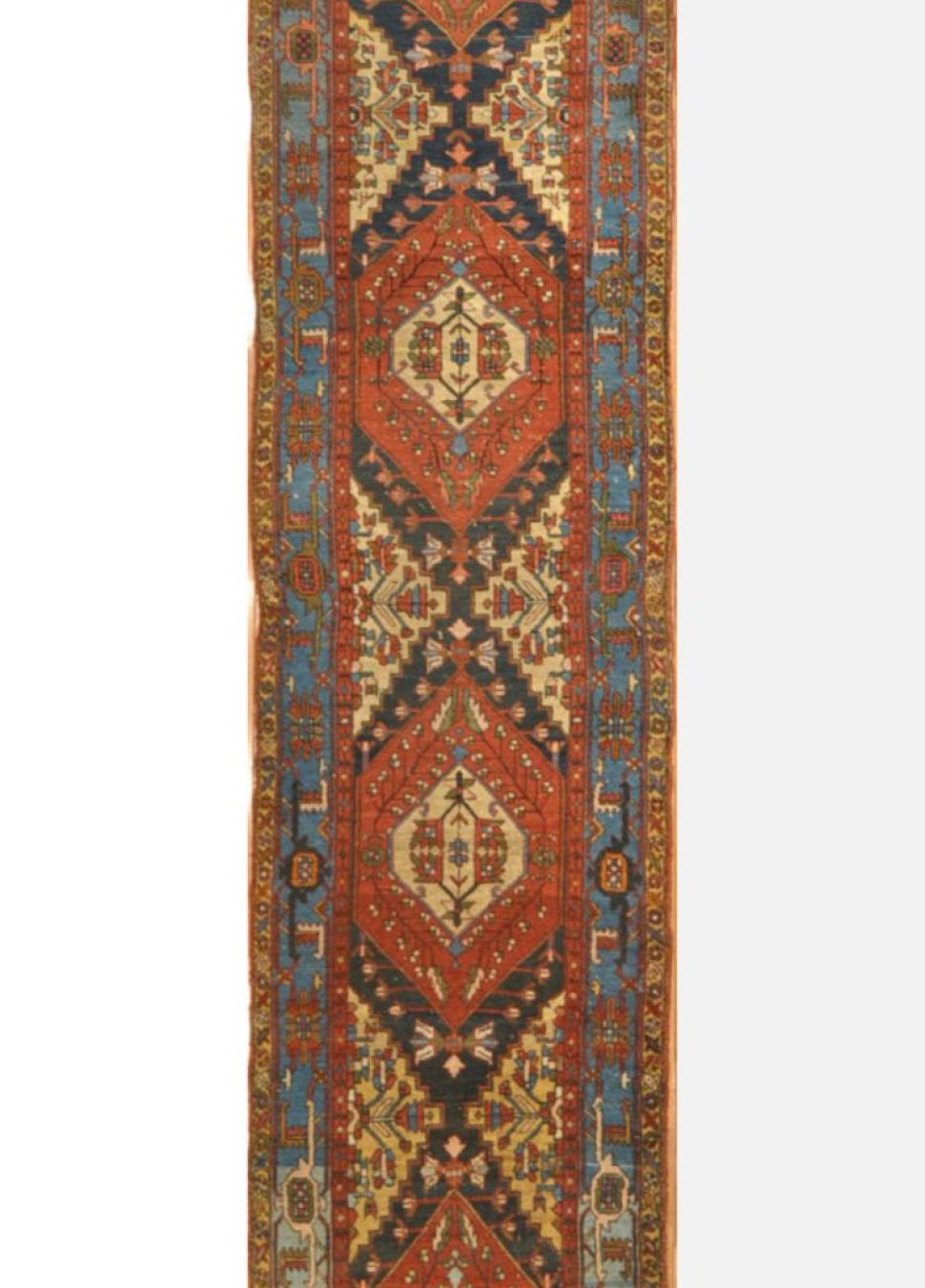 Antique Persian Heriz Runner Rug