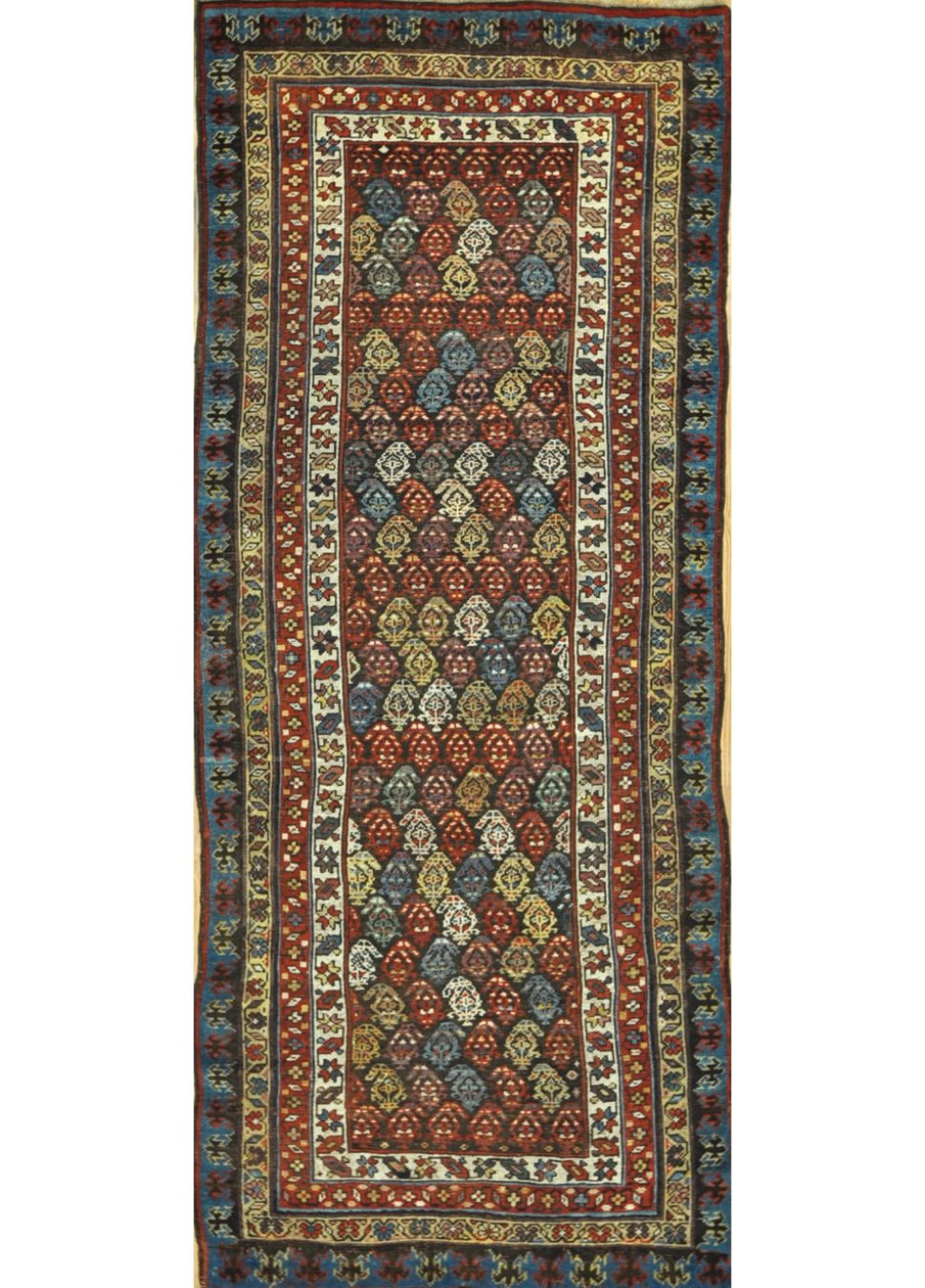 Antique Hand Knotted Caucasian Rug