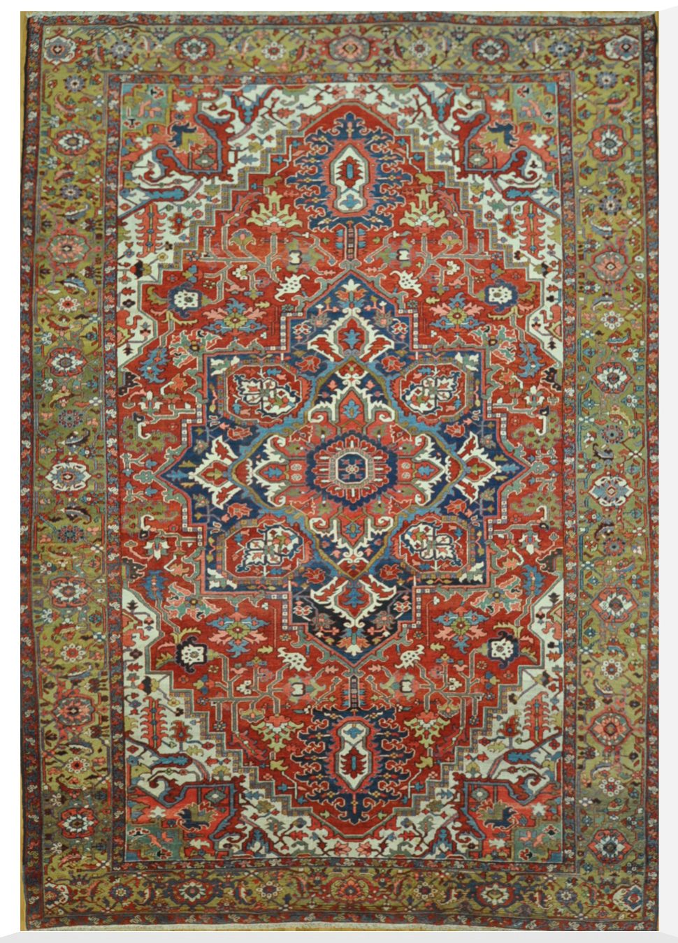 Antique Persian Heriz Rug