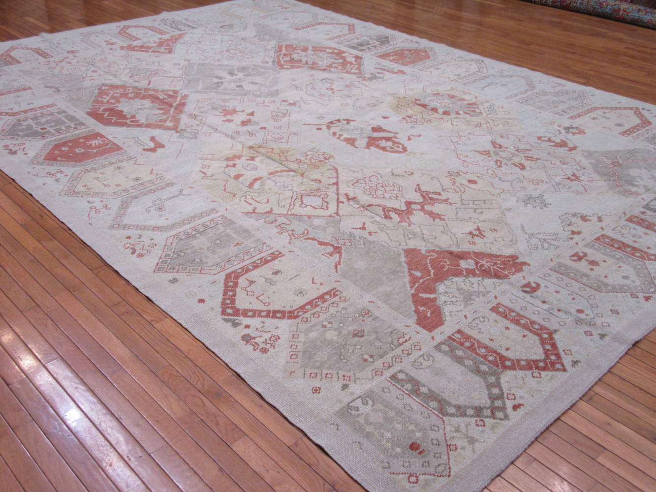 Large New Handmade Oushak Rug - Image 6