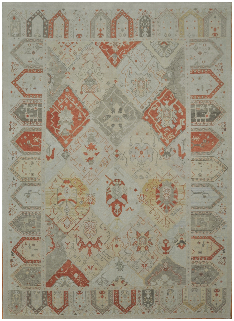 Large New Handmade Oushak Rug