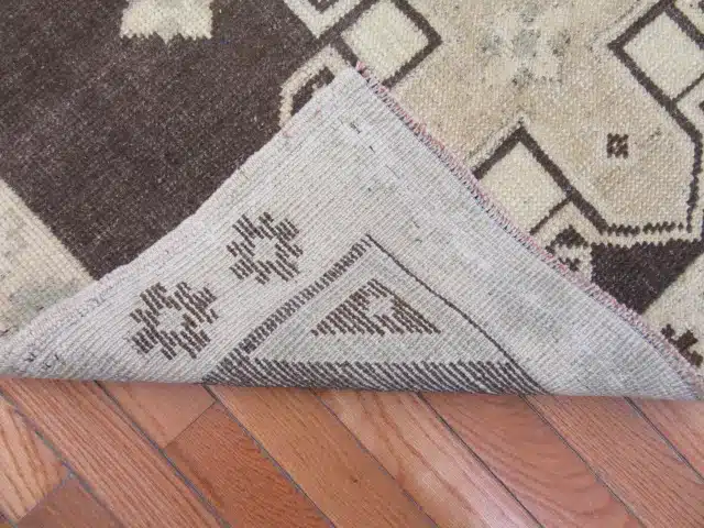 3' x 6' Grey Fine Hand-Knotted Turkish Anatolian Runner Rug – Transitional Wool - Image 5