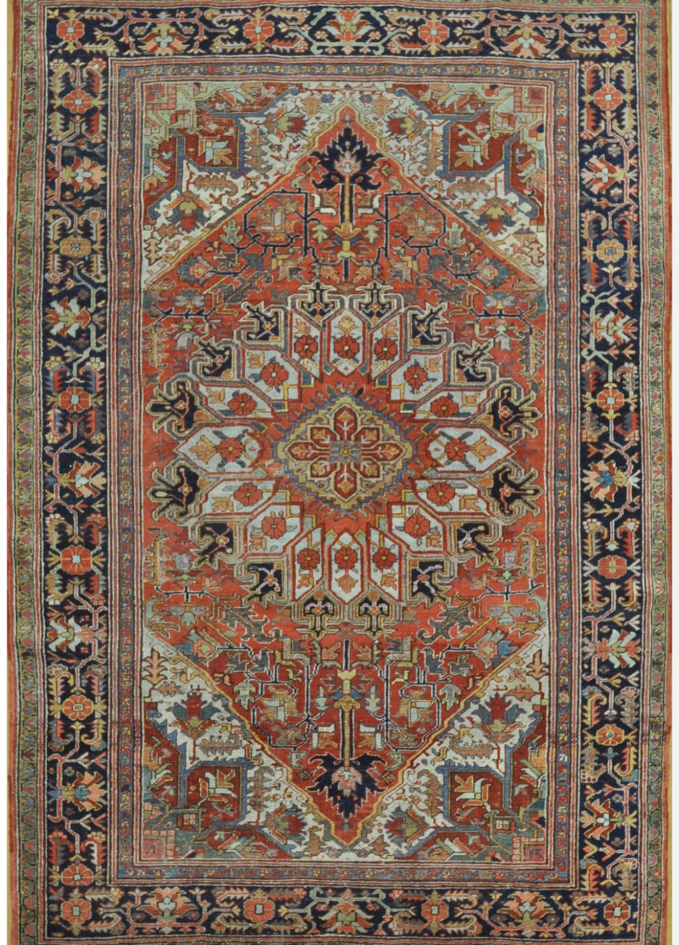 Antique Persian Heriz Rug