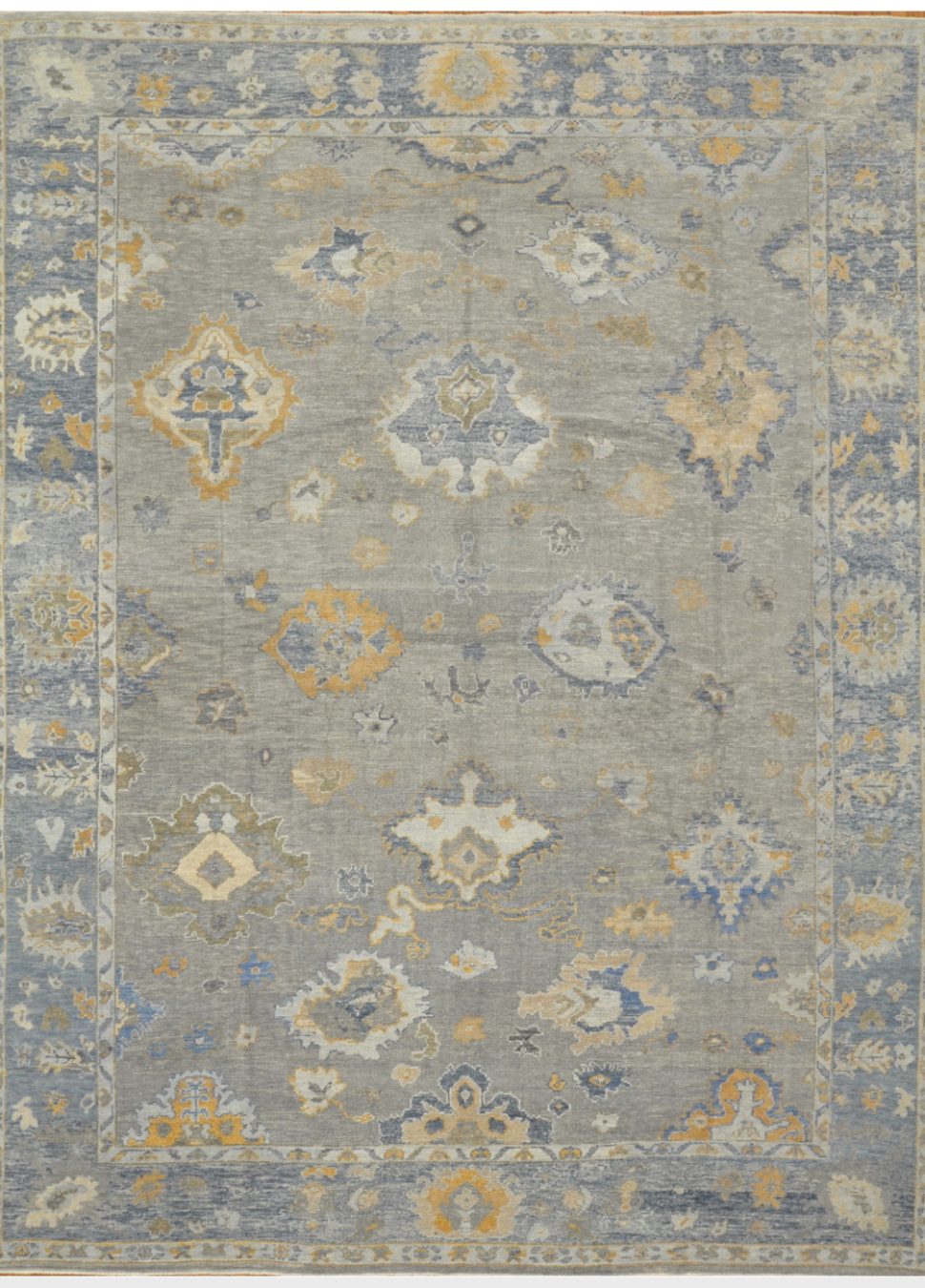 Large Handmade Turkish Oushak Rug