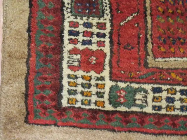 3' x 6' Red Fine Hand-Knotted Persian Vintage Sarab Runner Rug – Traditional Wool - Image 4