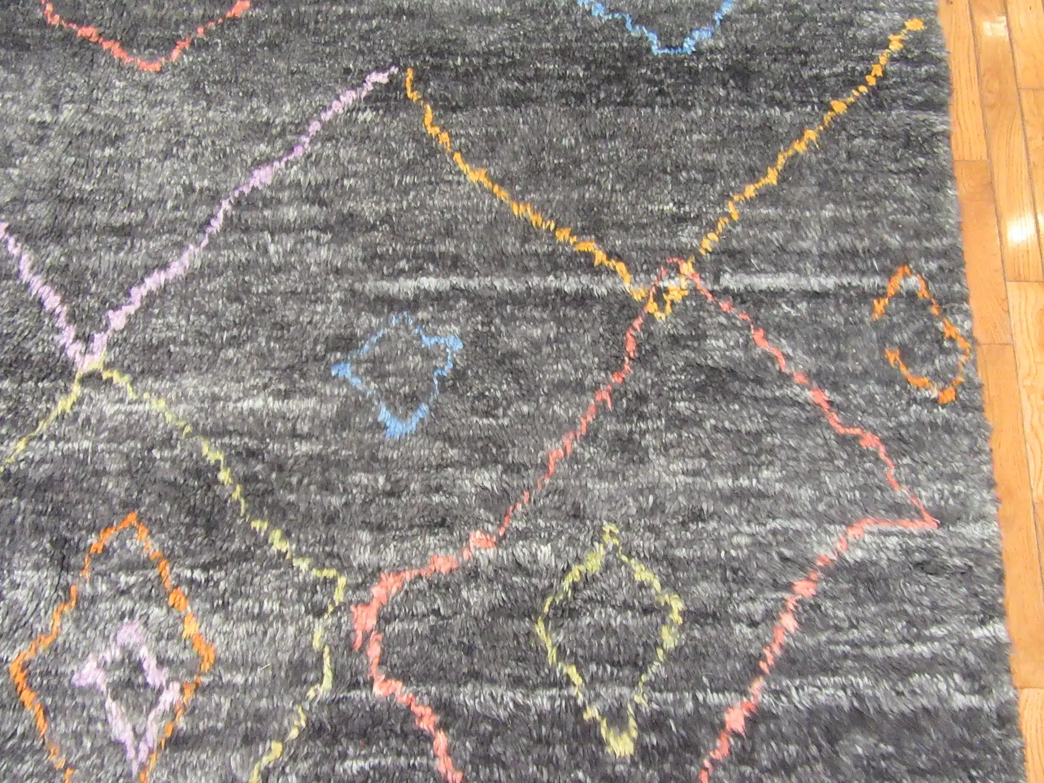 9' x 14' Turkey Charcoal Contemporary Rug Modern Hand Knotted Wool - Image 8