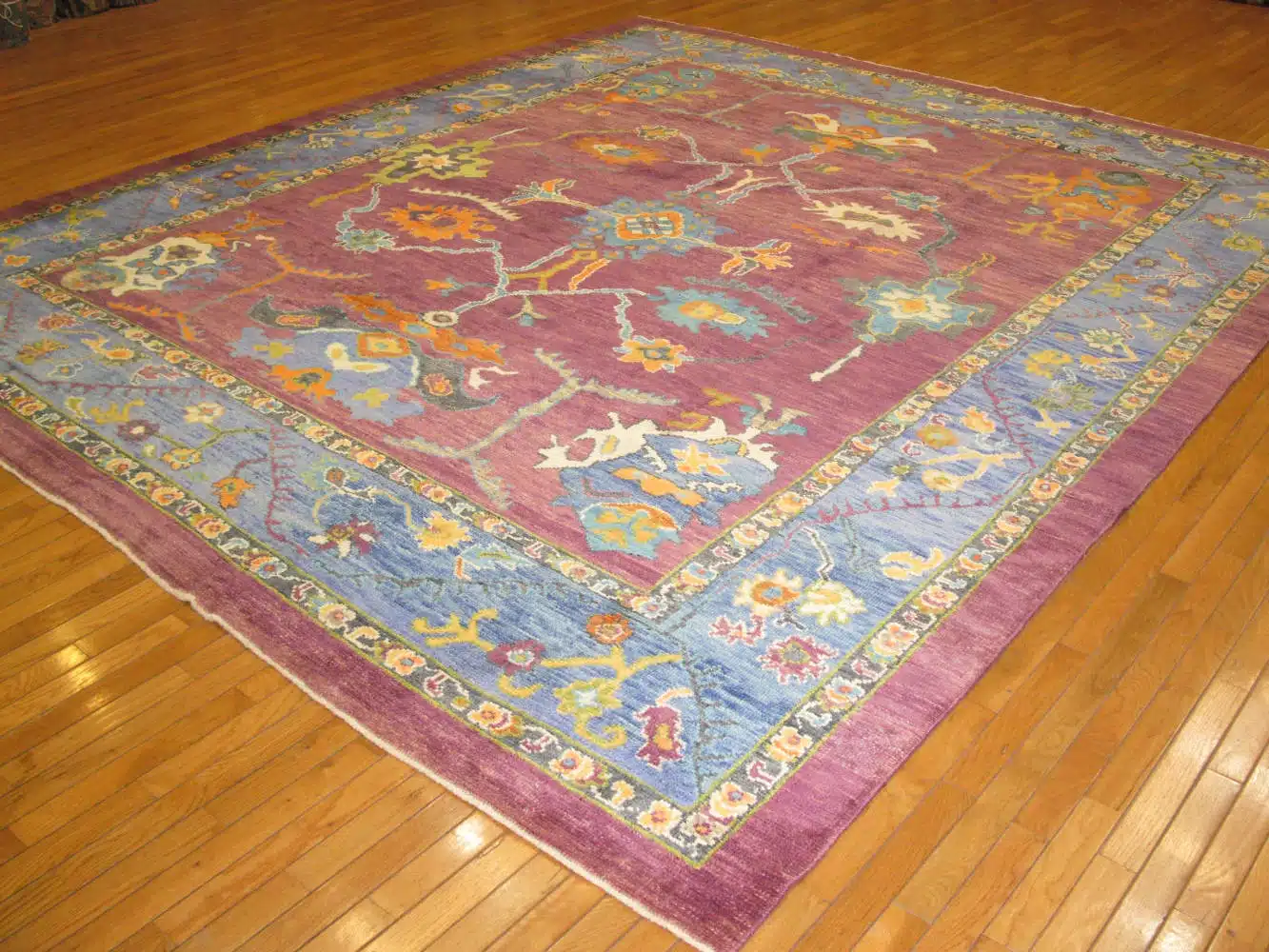 10' x 12' Terracotta Fine Hand-Knotted Turkish Oushak Rug – Transitional Wool - Image 6