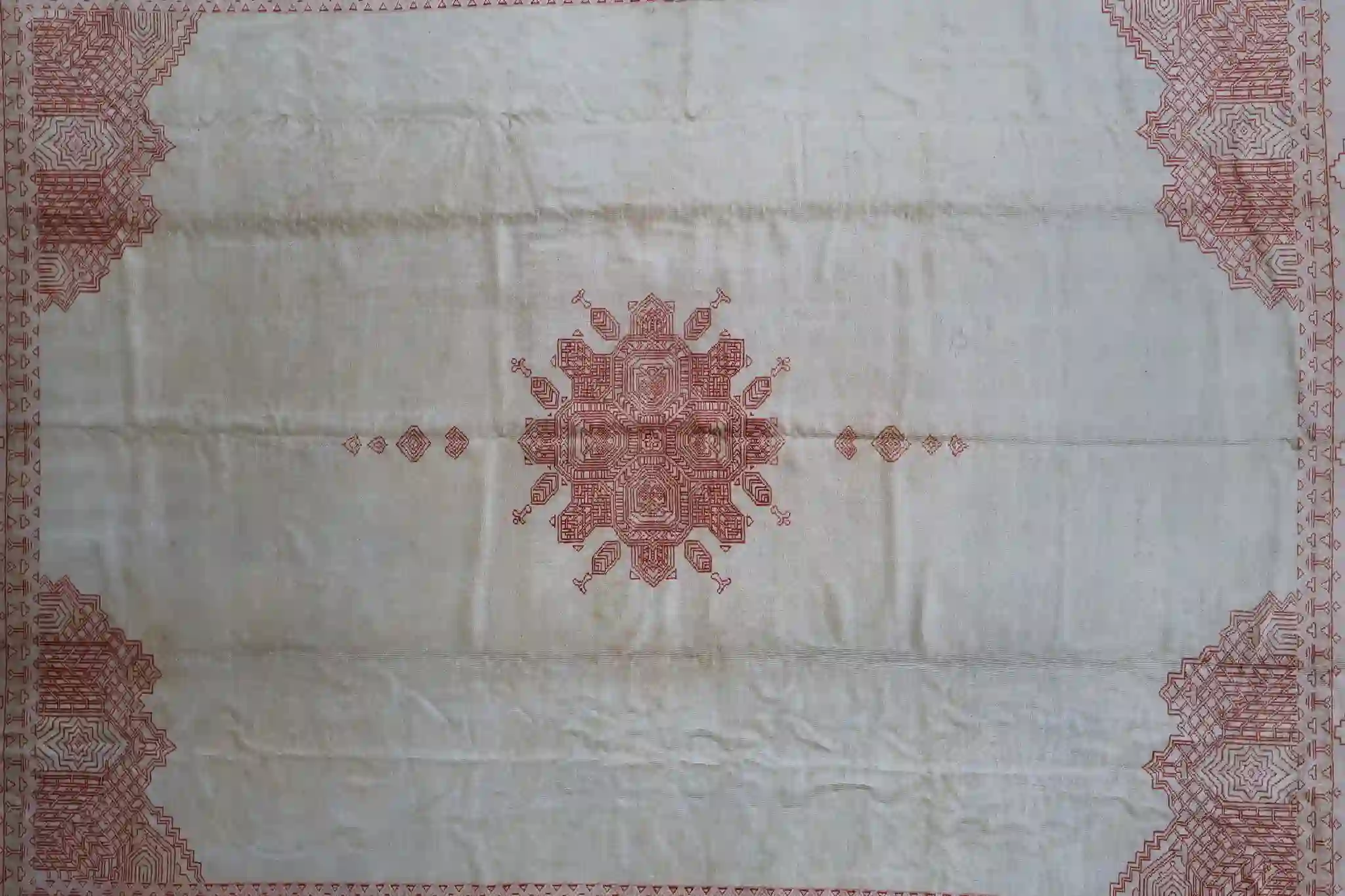 13' x 17' Ivory Fine Hand-Knotted Antique Turkish Oushak – Traditional Wool - Image 9