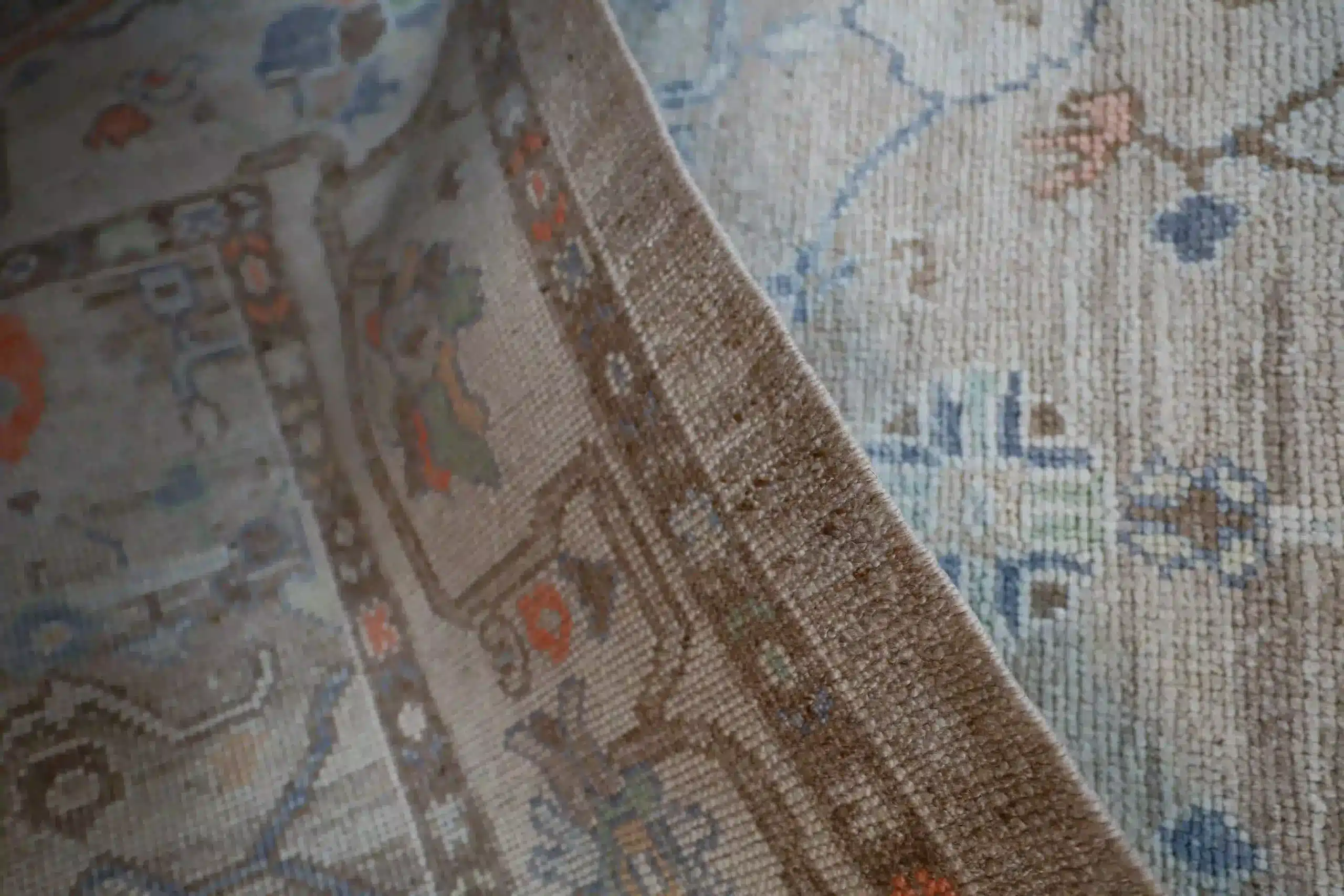 8' x 10' Ivory Fine Hand-Knotted New Turkish Oushak Rug – Traditional Wool - Image 6