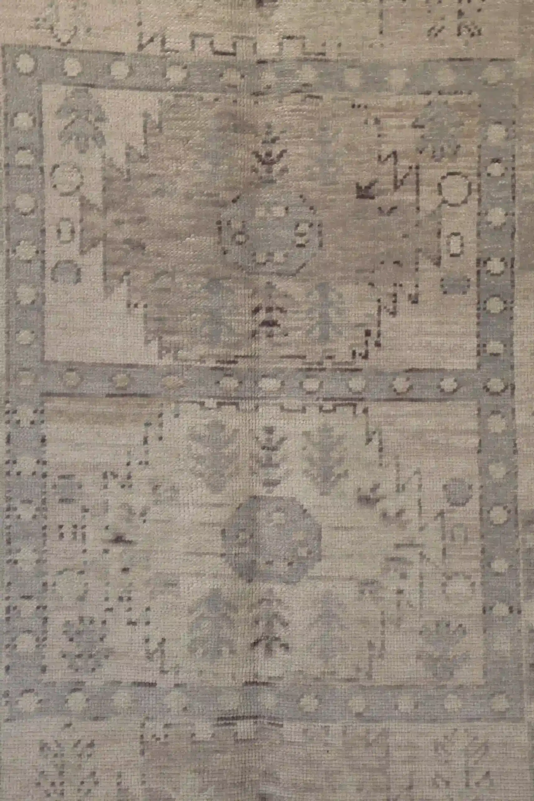 9' x 12' Beige Fine Hand-Knotted New Turkish Oushak Rug – Traditional Wool - Image 5