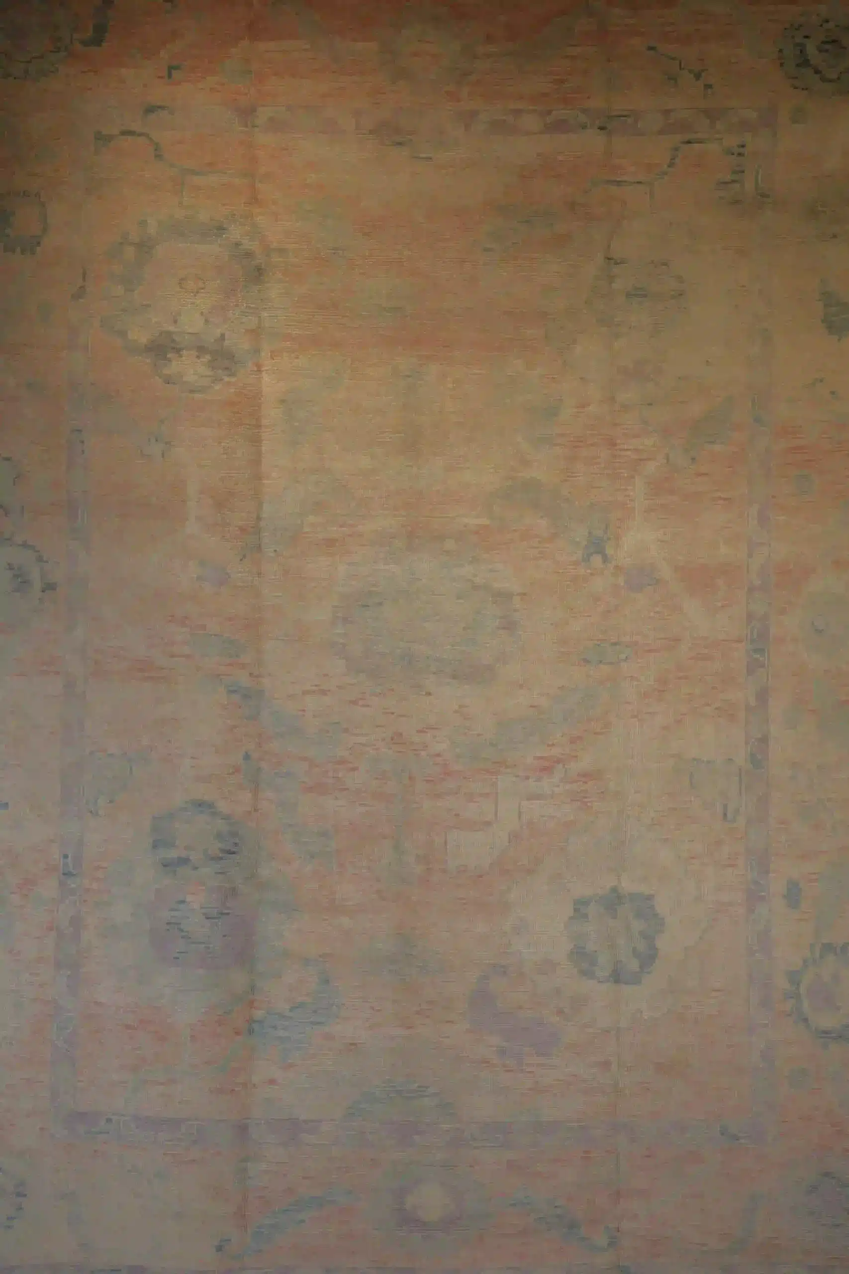 10' x 13' Peach Fine Hand-Knotted New Turkish Oushak Rug – Traditional Wool - Image 3