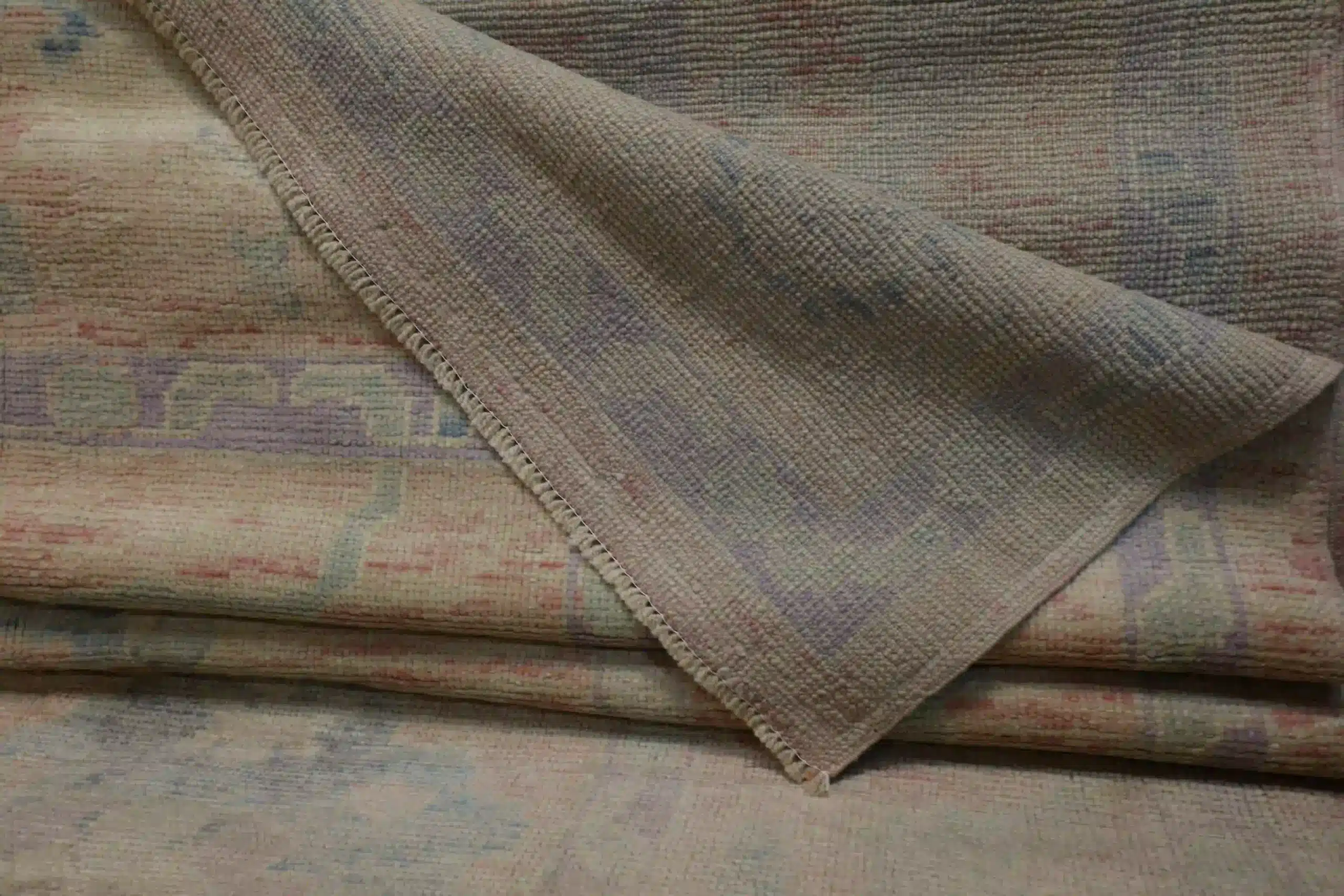 10' x 13' Peach Fine Hand-Knotted New Turkish Oushak Rug – Traditional Wool - Image 6