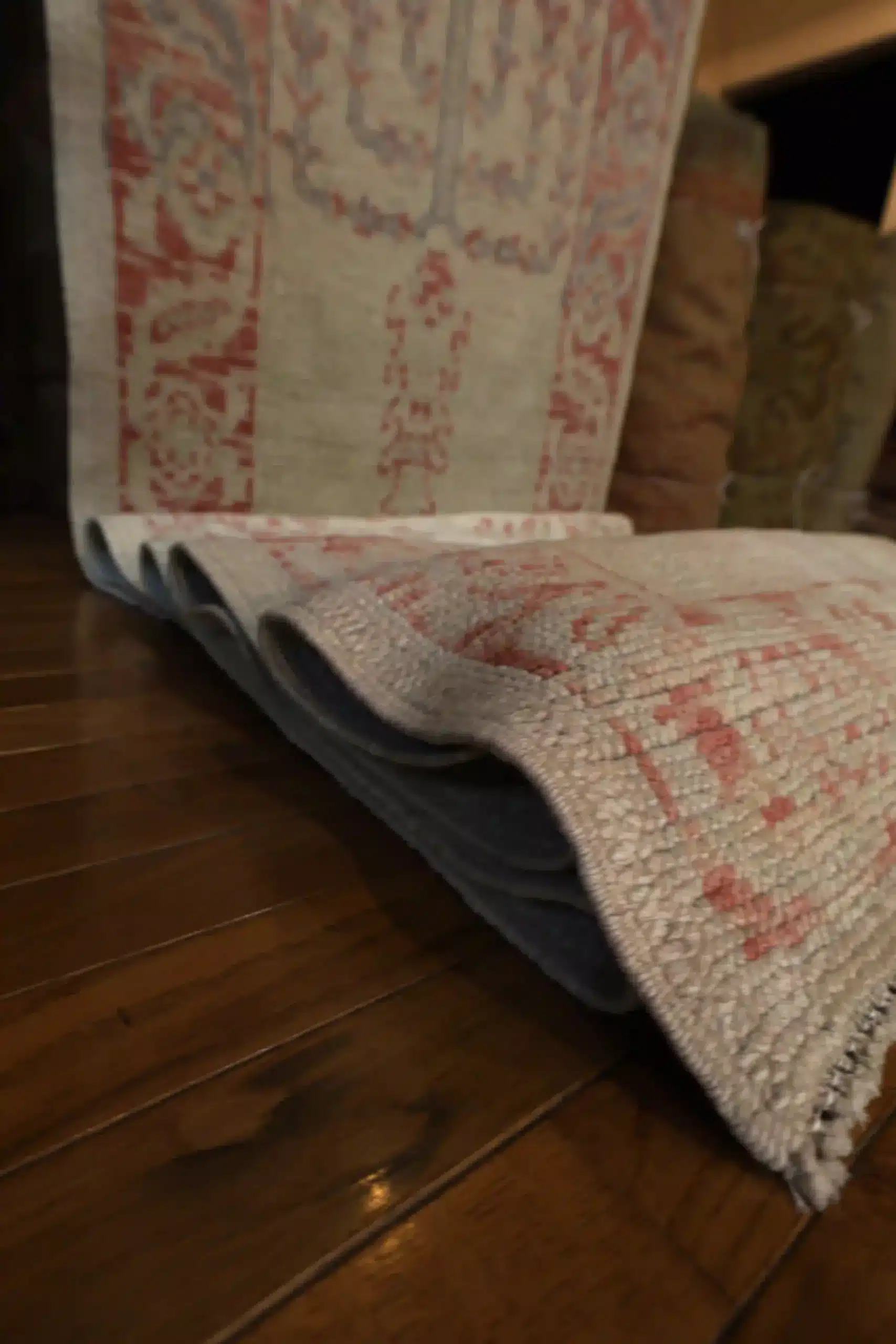 3' x 17' Beige Fine Hand-Knotted Turkish Oushak Runner – Traditional Wool - Image 6