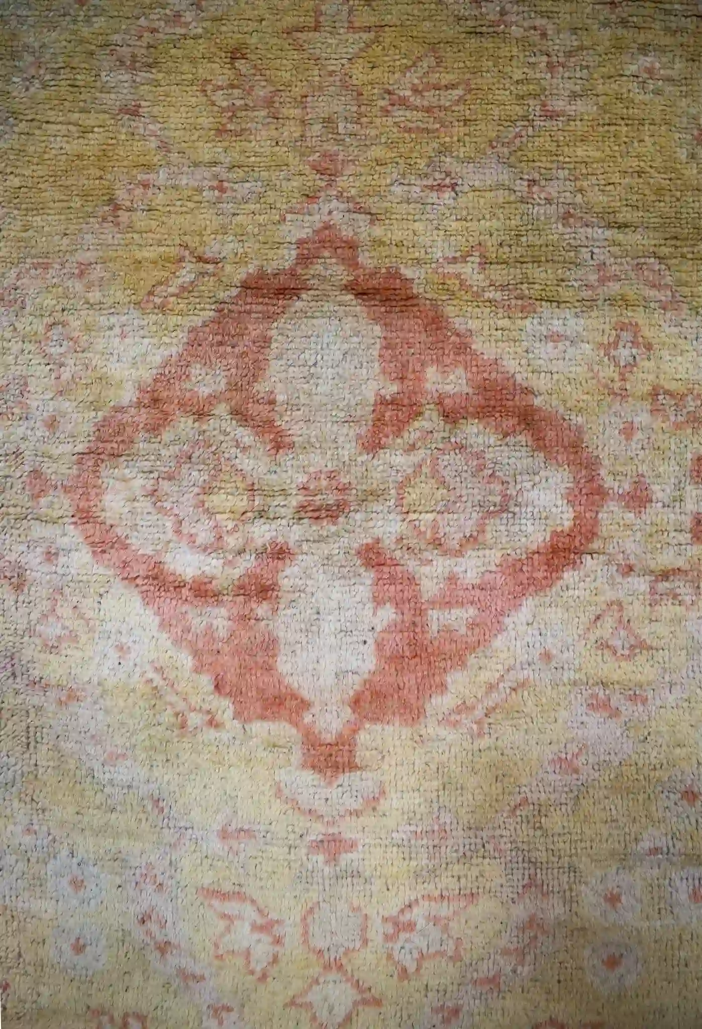13' x 18' Ivory Fine Hand-Knotted Antique Turkish Oushak Rug – Traditional Wool - Image 7