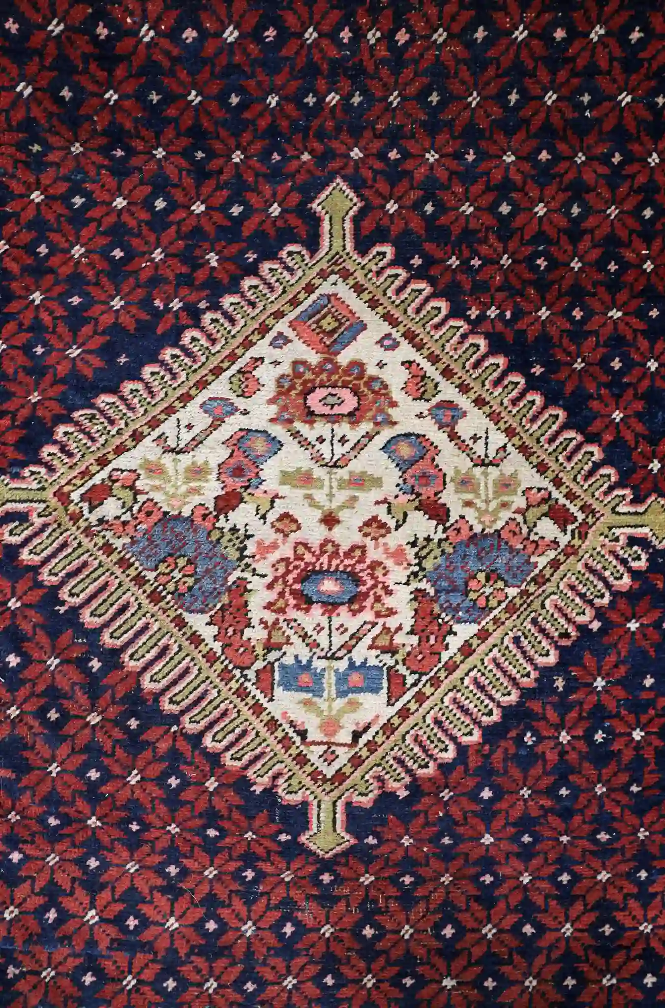4' x 17' Red Fine Hand-Knotted Persian Malayer Runner – Traditional Wool - Image 7