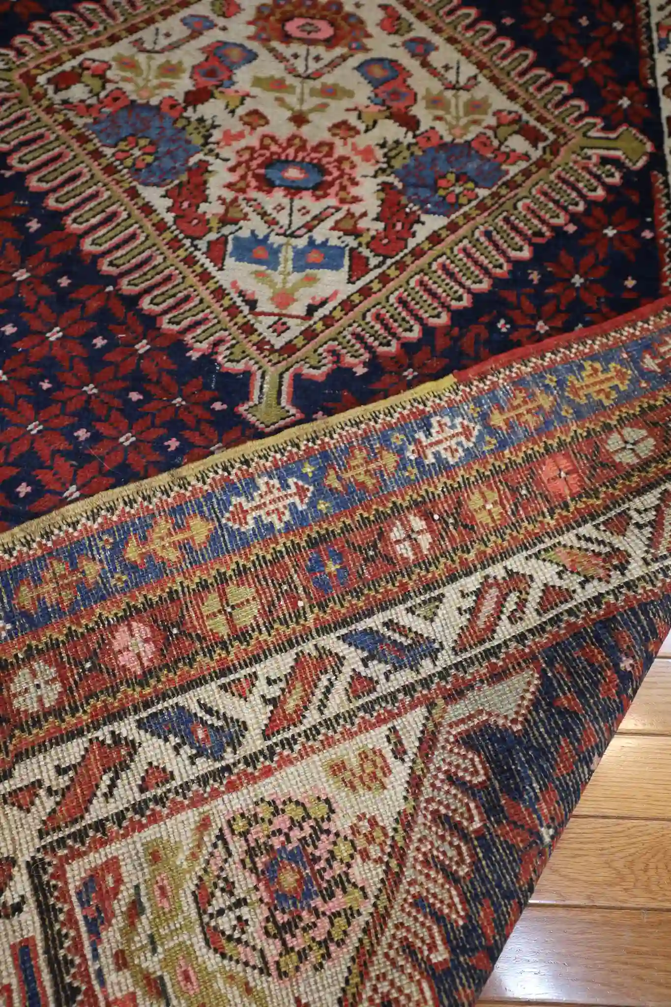 4' x 17' Red Fine Hand-Knotted Persian Malayer Runner – Traditional Wool - Image 9